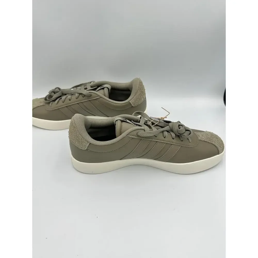 NWT‎ Adidas VL Court 3.0 IH4800 Sneakers Mens 9 Olive Clay LowTop Rubber Sole
